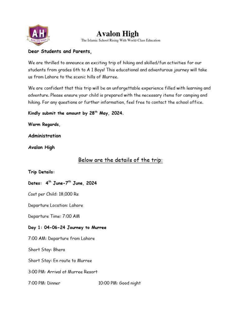 Trip MSG | PDF