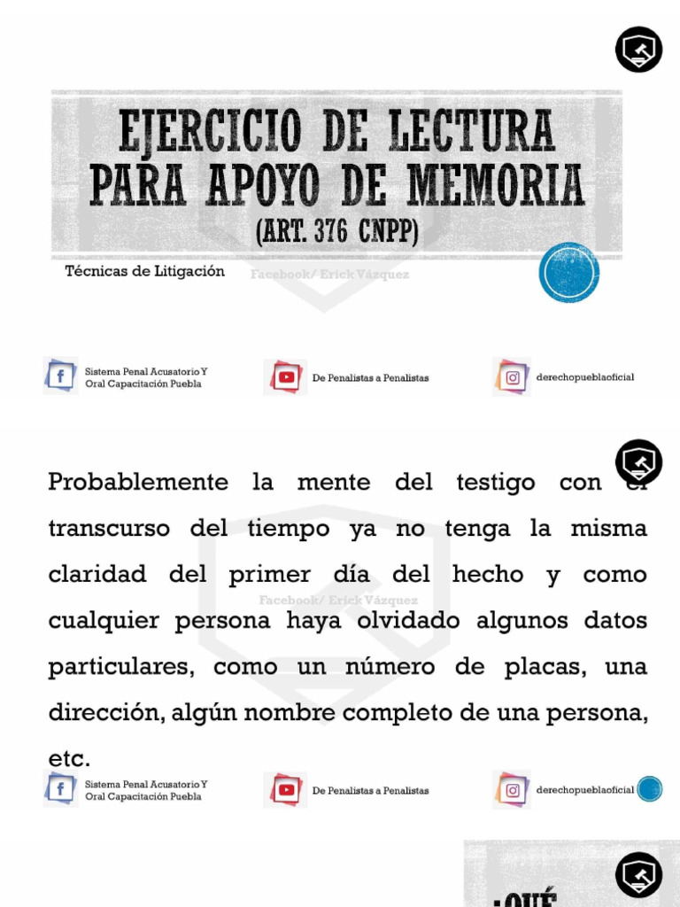 Ejercicio de Lectura para Apoyo de Memoria | PDF