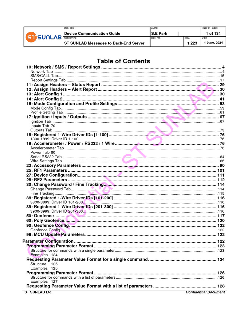 Universal Parameters 1.223 | PDF | Port (Computer Networking ...