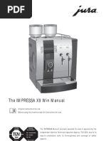 Manual Jura Impressa X9win English