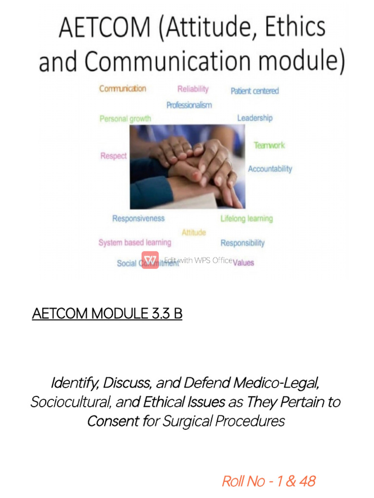 Ethical and Legal Aspects of Surgical Consent | PDF | Informed Consent ...