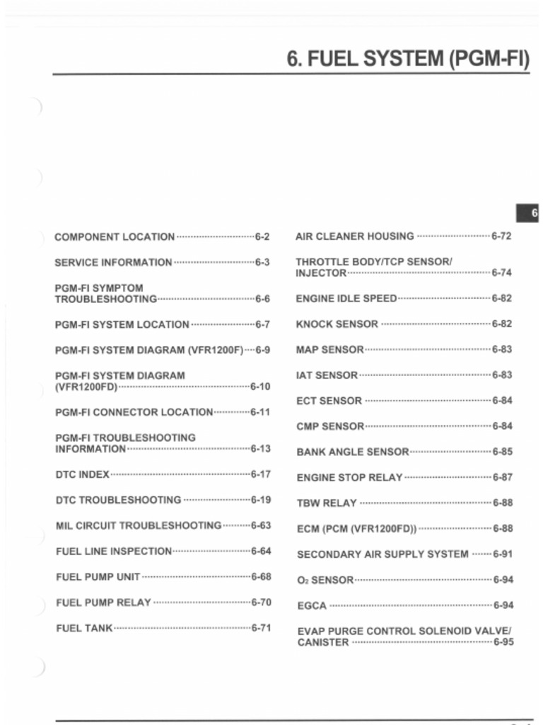 6 Fuel System | PDF