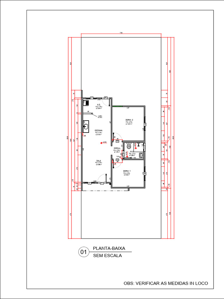 Planta Baixa - Casa A | PDF