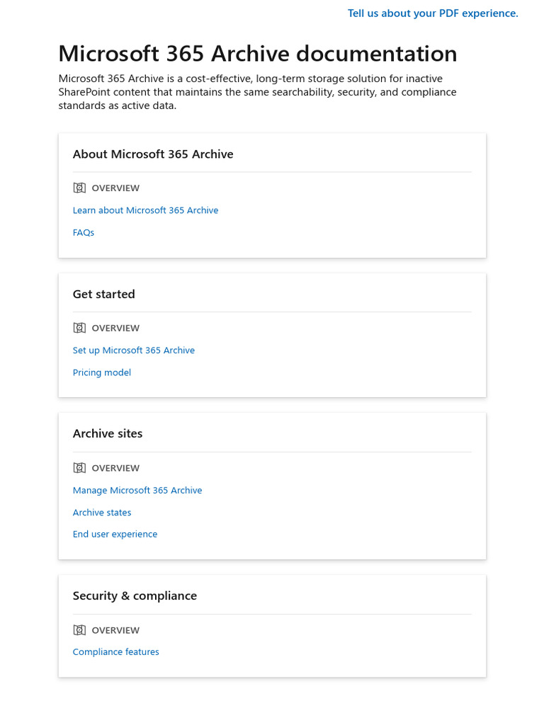Microsoft 365 Archive O365 Worldwide | PDF | Share Point | Computing