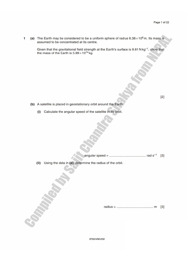 9702 p4 12 Motion in A Circle All PDF | PDF
