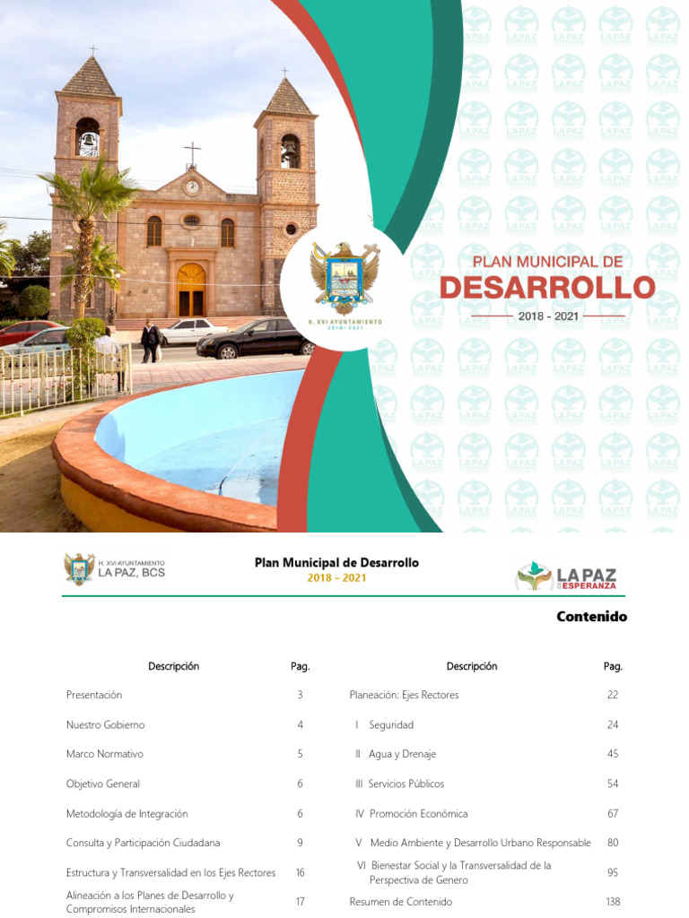 Plan Municipal de Desarrollo 2018 2021 | PDF | Sustentabilidad ...
