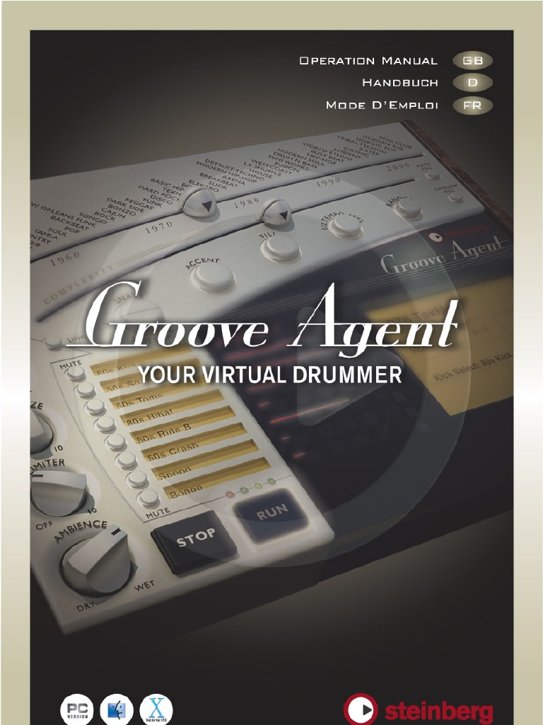 Groove Agent Manual Drum Kit Macintosh