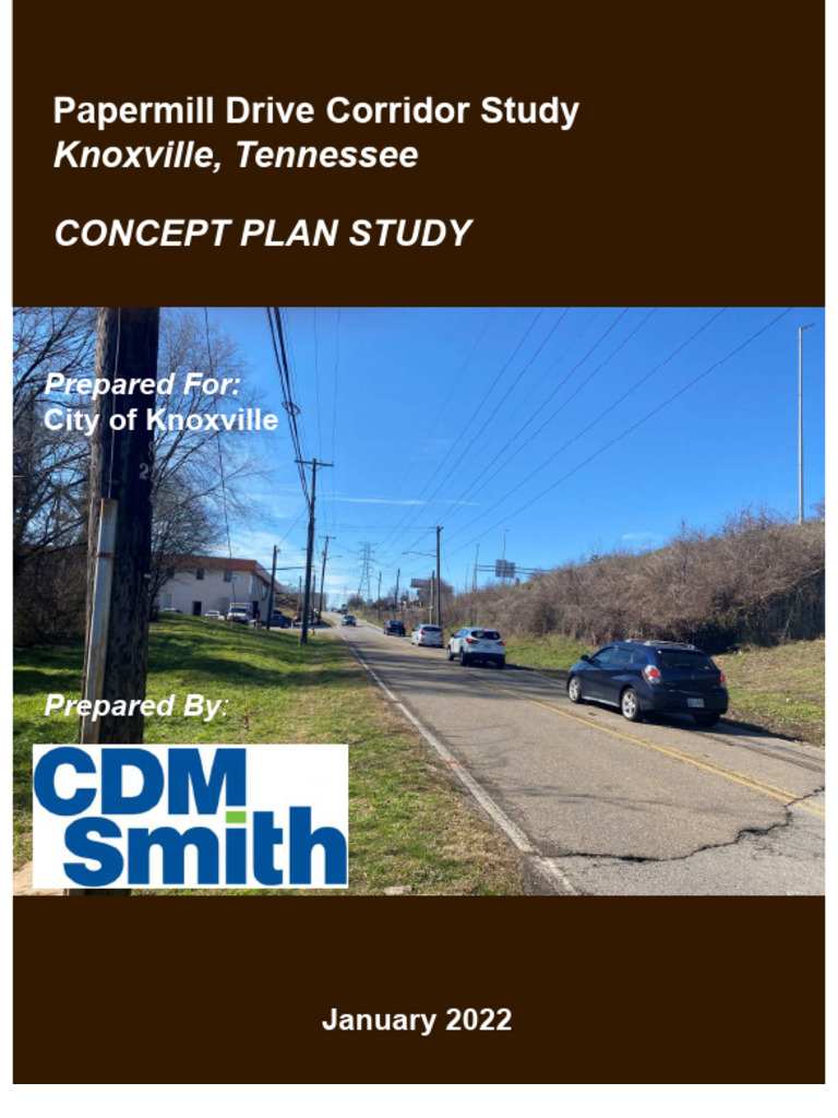 Papermill Drive Corridor Study Overview | PDF | Traffic | Pedestrian ...