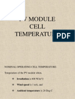 Loss Due To Temperature in PV Module