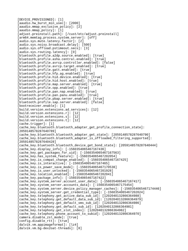 Android System Configuration | PDF | Computing