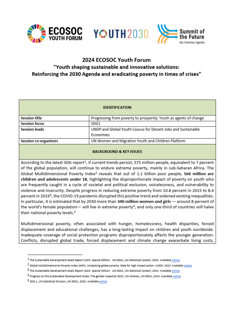 Empowering Youth to End Poverty | PDF | Poverty | Poverty & Homelessness