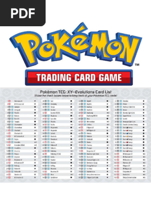 pokemon evolution xy card list Pokmon TCG: Mega Expansion Overview This is for a sealed blister pack containing 3 XY Evolutions booster packs and 1 special Braixen holo The Most Expensive XY Evolutions