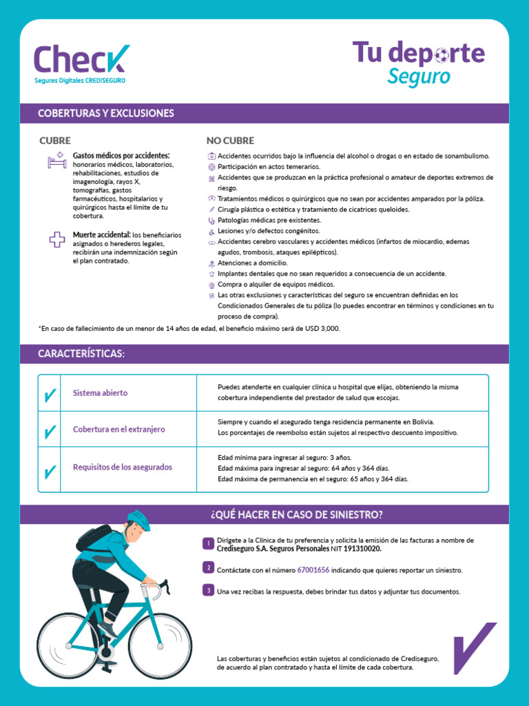 CARTA Deporte | PDF | Póliza de seguros | Medicina CLINICA