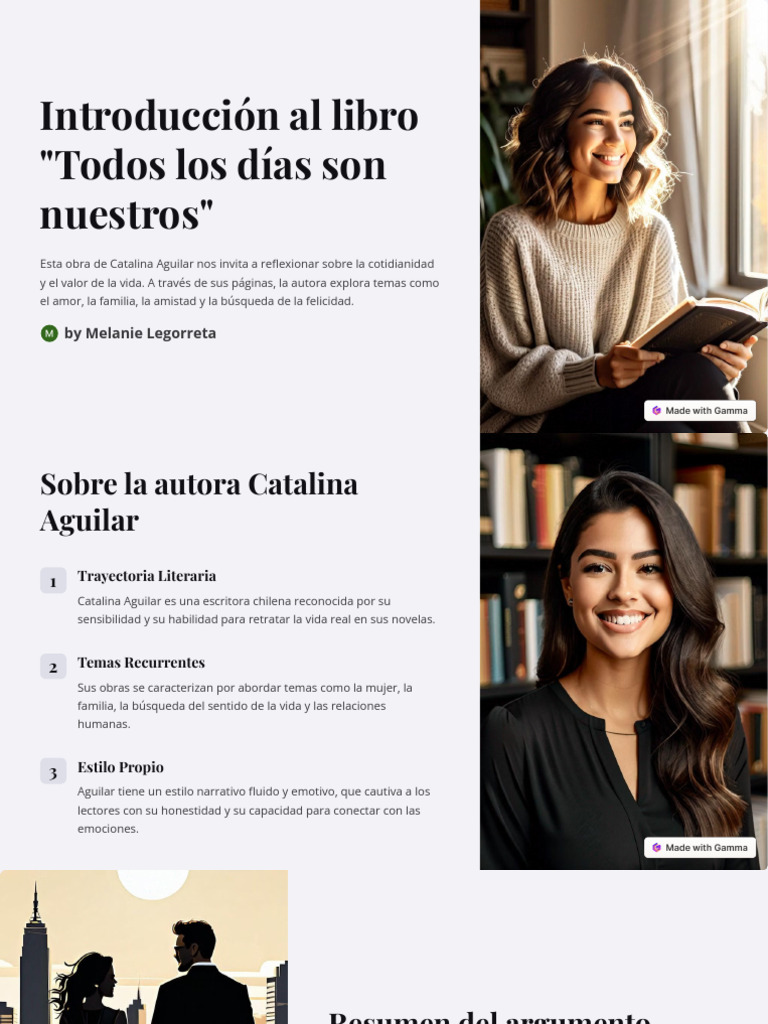 Introduccion Al Libro Todos Los Dias Son Nuestros | PDF | Novelas ...