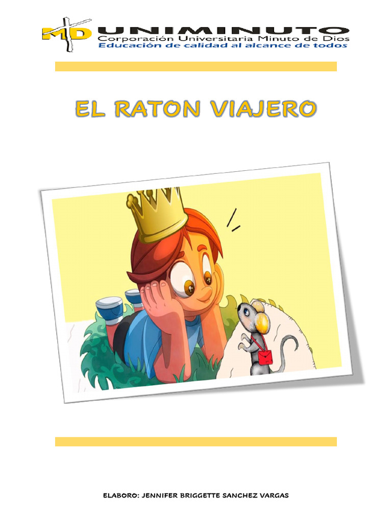 EL RATON VIAJERO CUENTO INFANTIL JENNIFER SANCHEZ VARGAS 791383 ...