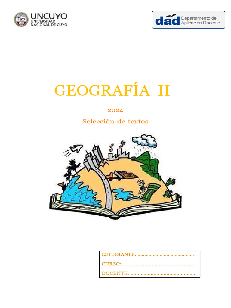 Cuadernillo Geografía 2024 | PDF | Zona económica exclusiva | Antártida