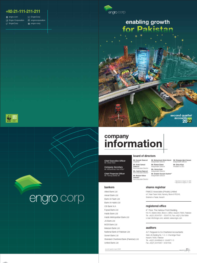 Engro Corp Q2 2023 Report | PDF | Economies