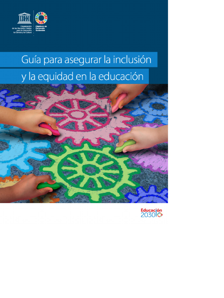 Inclusión y Equidad en La Educación UNESCO | PDF