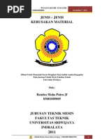 Download Kerusakan-kerusakn Pada Material by Rendra Maha Putra Jf SN74954095 doc pdf