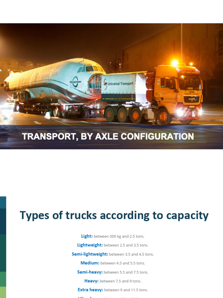 Transport, by Axle Configuration | PDF