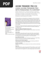 Download P2 Workflow Adobe Premiere CS3 by HDevolution SN7495440 doc pdf