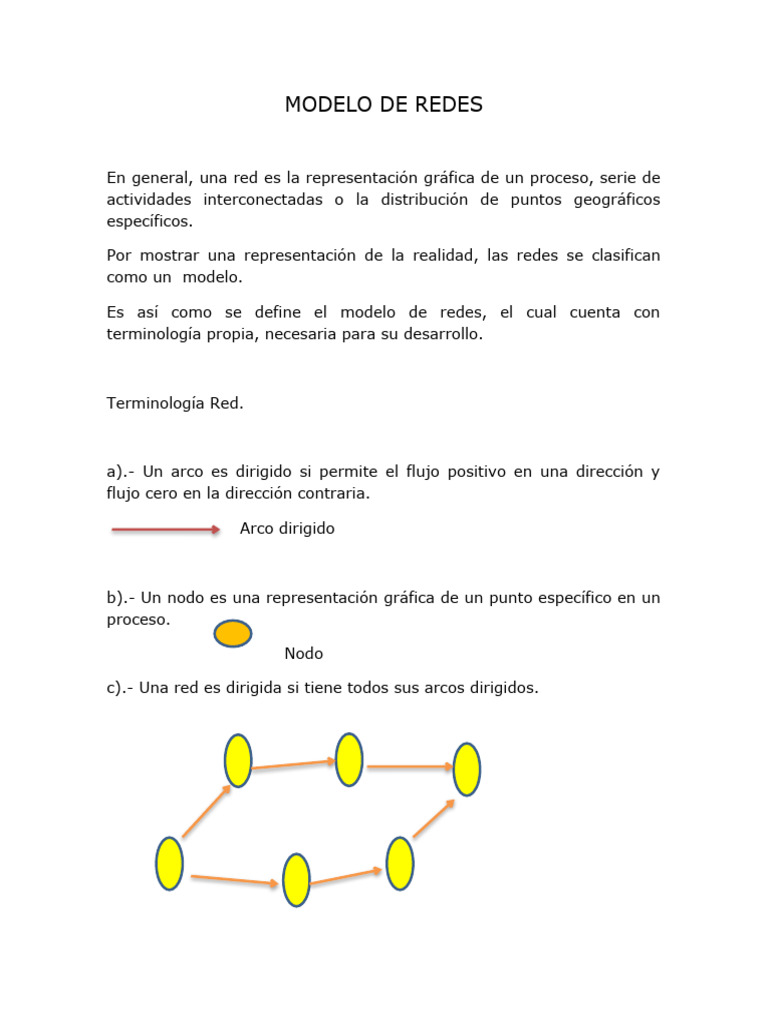 Modelo de Redes 17 | PDF | Matemáticas Aplicadas | Ciencias de la ...