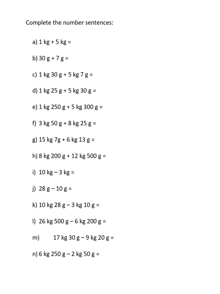KG G Merged PDF Kilogram Gram