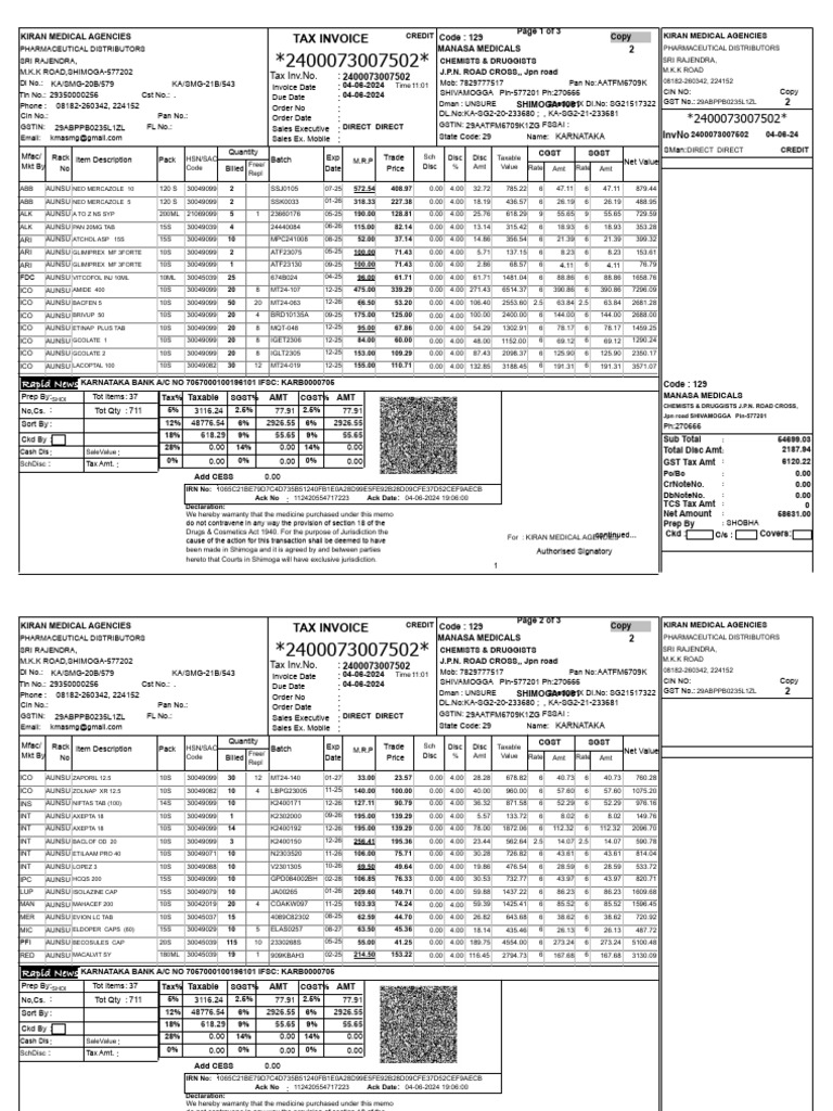 Tax Invoice | PDF | Governance | Government