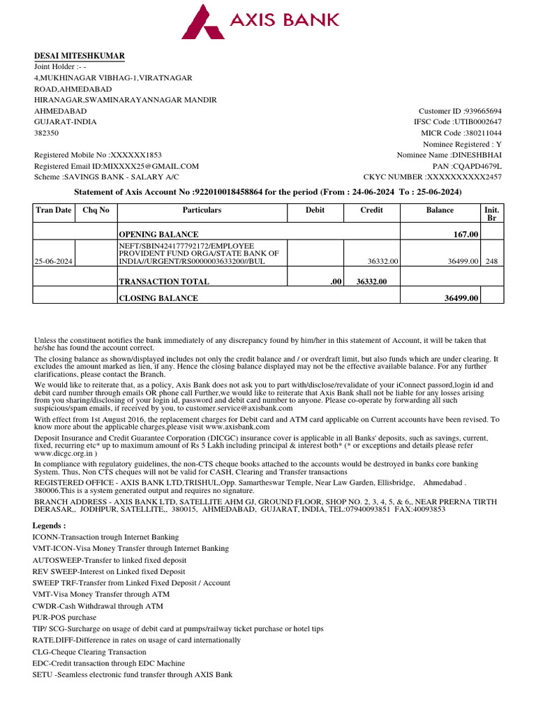 How To Get Axis Bank Statement Through Sms