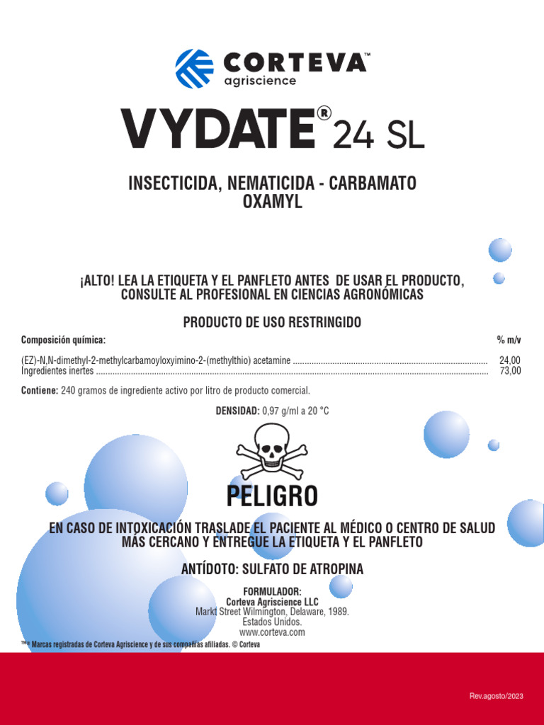Vydate 24 SL - Cam - Etiqueta Web - Ago 25 2023 | PDF | Agua | Lechuga
