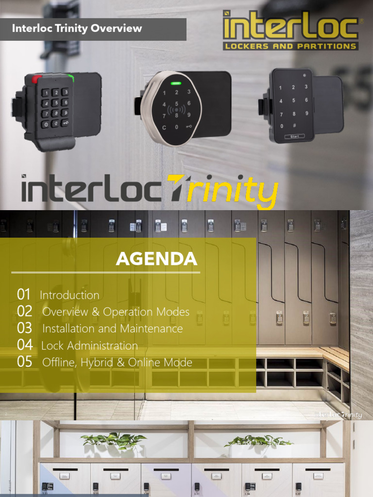 Interloc Trinity Lock Overview Guide | PDF | Radio Frequency ...