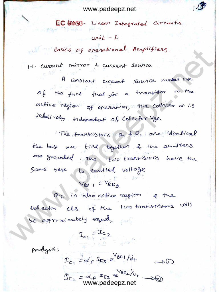 EC8453 Notes | PDF