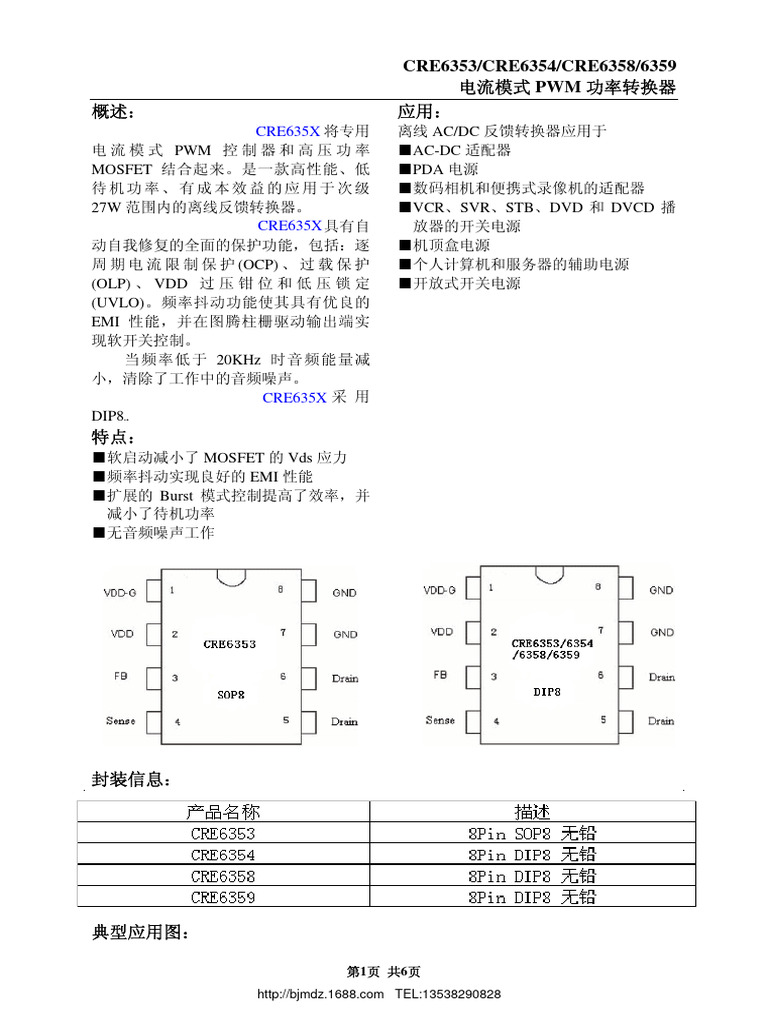 Cre6359 Cre6559 | PDF