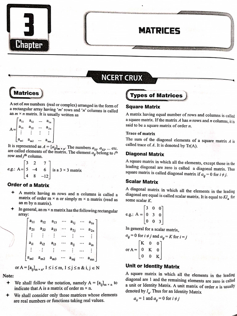 Matrix Practice Questions | PDF