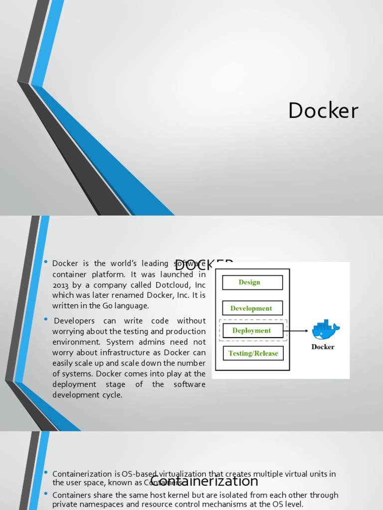 Docker and Kubernetes | Download Free PDF | Operating System | System ...