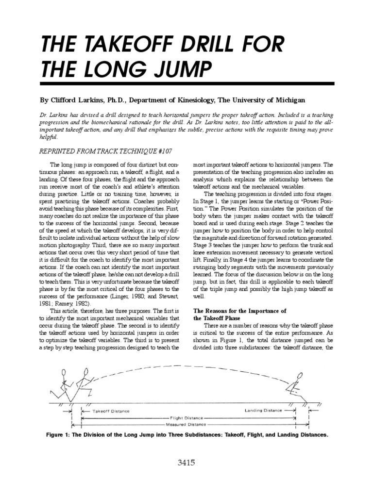 Long Jump PDF Anatomical Terms Of Motion Force