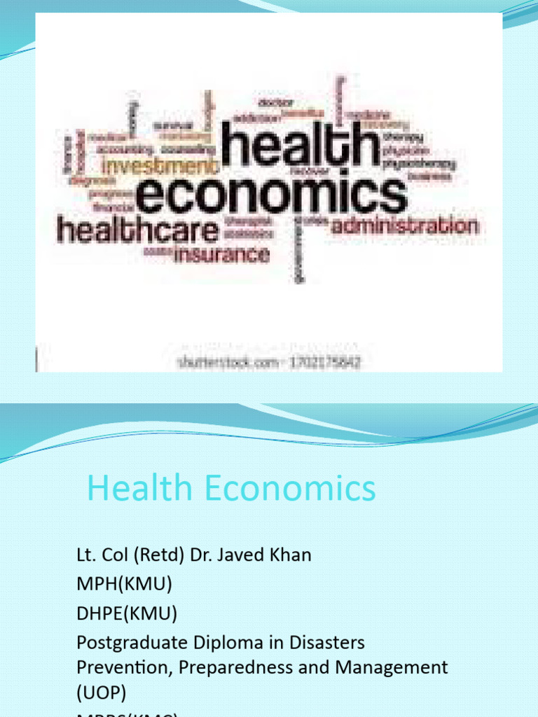 Health Economics | PDF | Health Care | Health Economics