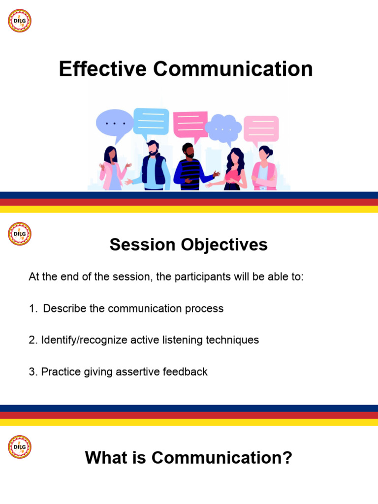 Session 7. Effective Communication With Video | PDF | Communication ...
