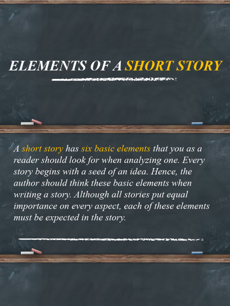 Six Elements of a Short Story | PDF | Narration | Plot (Narrative)