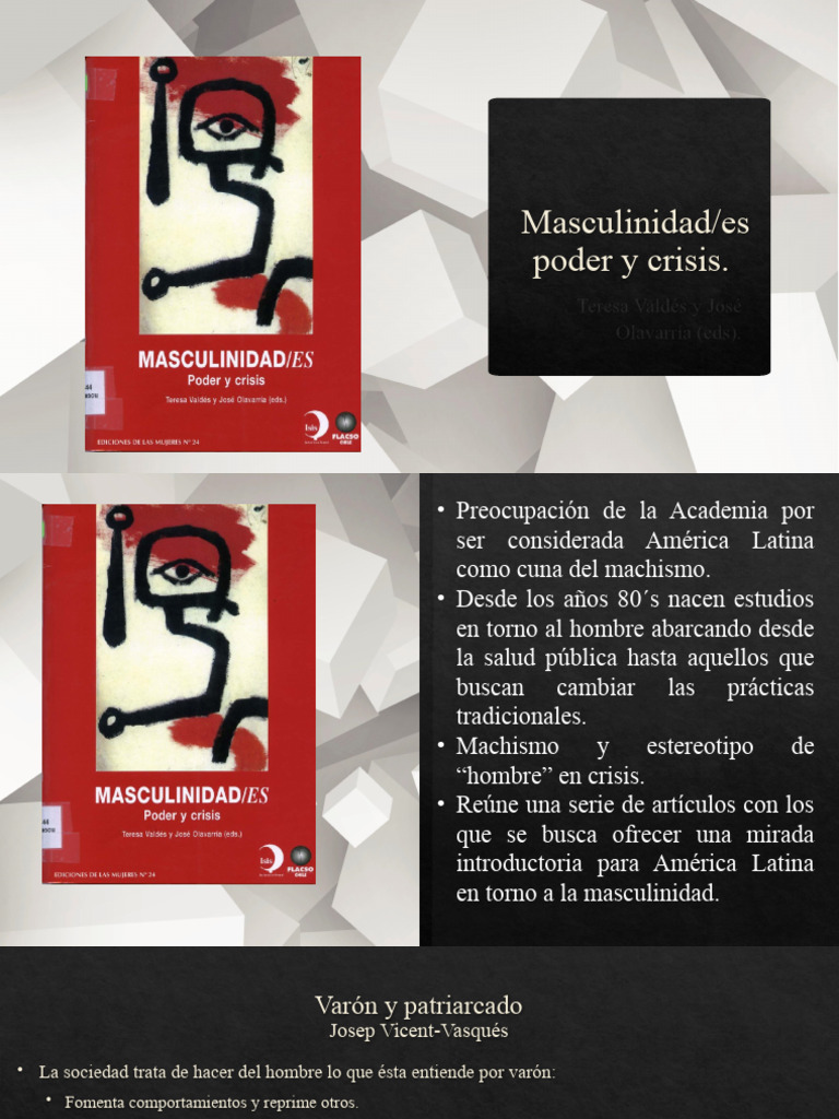 Crisis y poder en la masculinidad actual | PDF | Masculinidad | Hombre
