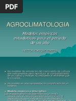 agroclimatologia- modelos empiricos