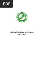 National Science Olympiad 2026 | PDF