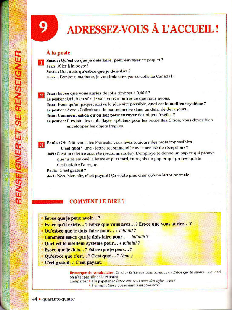 Donner Et Obtenir Des Informations | PDF