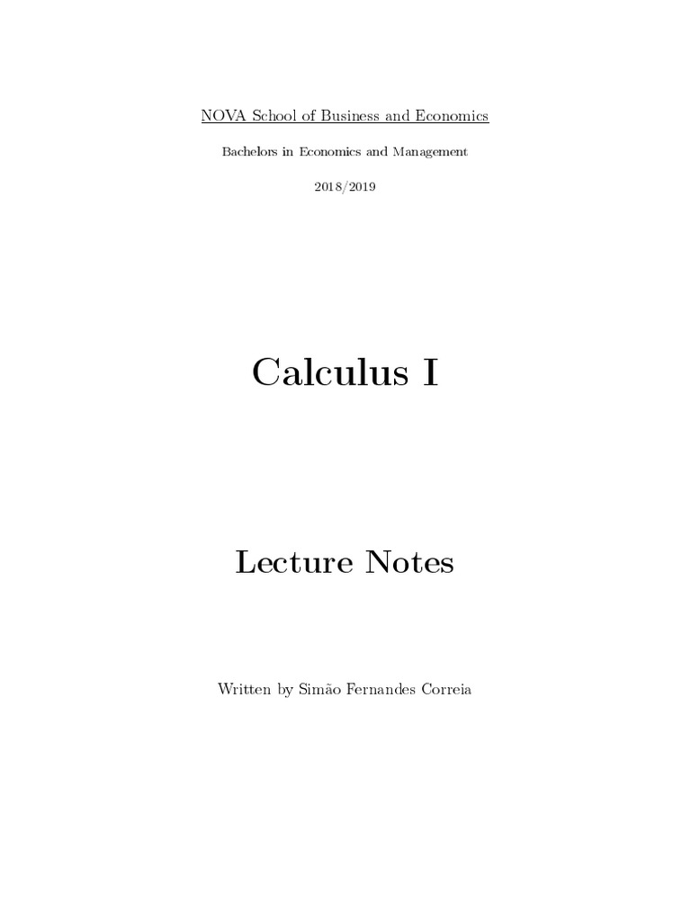 Economics Class Notes | PDF