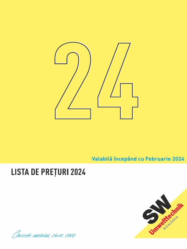 SW Preisliste 2024 01 | PDF