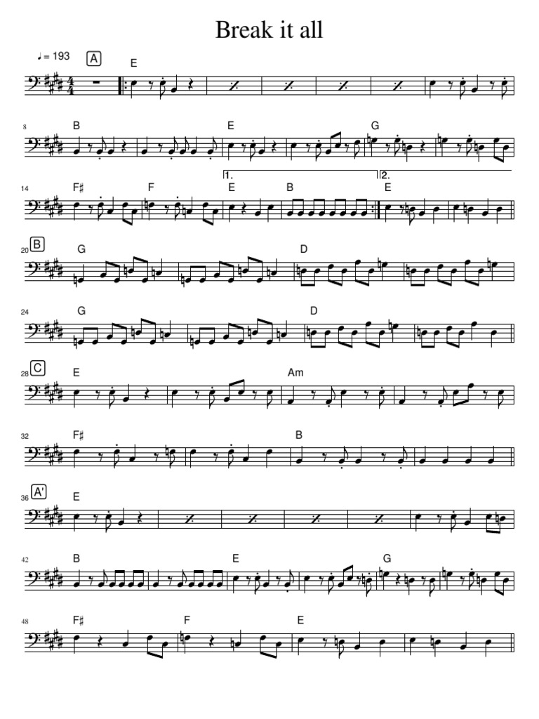 Break It All | PDF