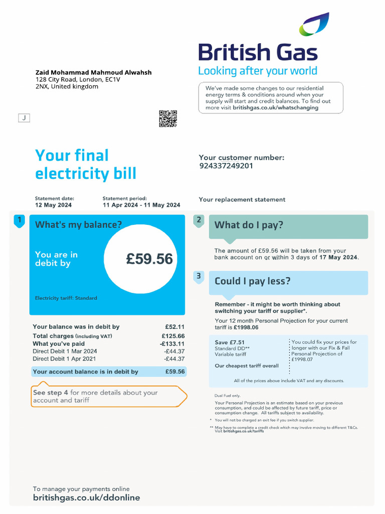 Direct Debit Payment Notification | PDF