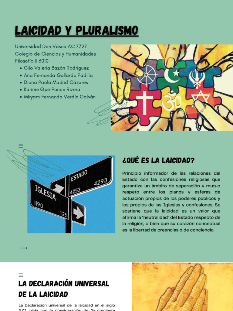 Laicidad y Pluralismo | PDF | Secularidad | Estado (política)