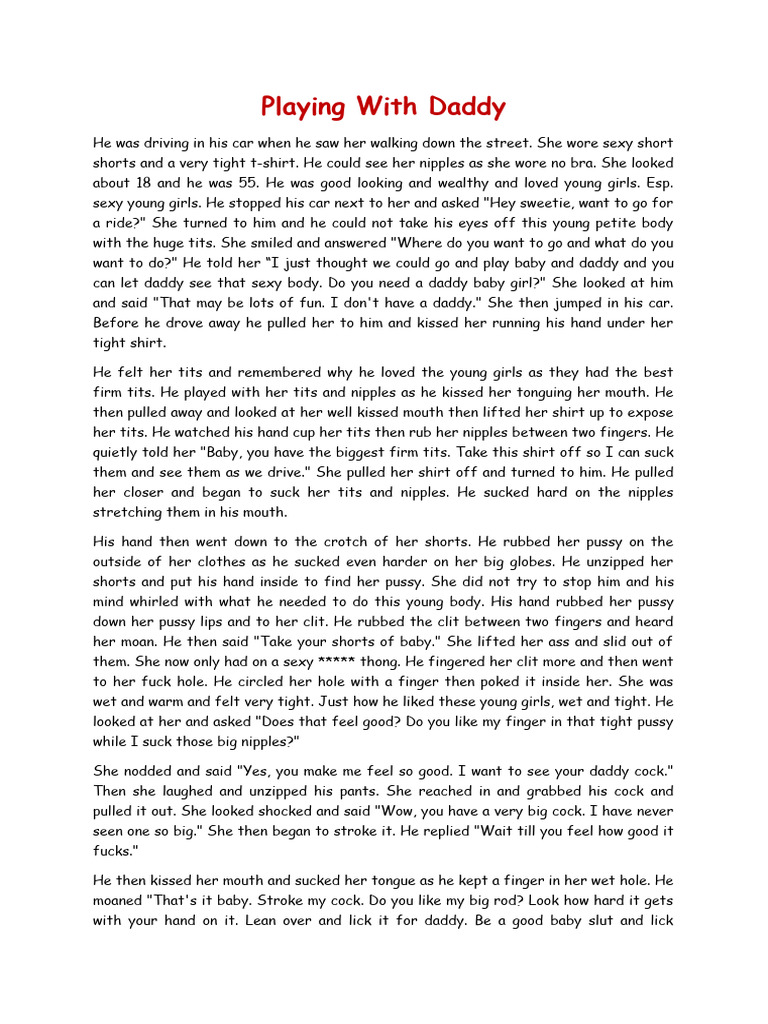 Playing With Daddy (En) | PDF | Self-Improvement | Lifestyle