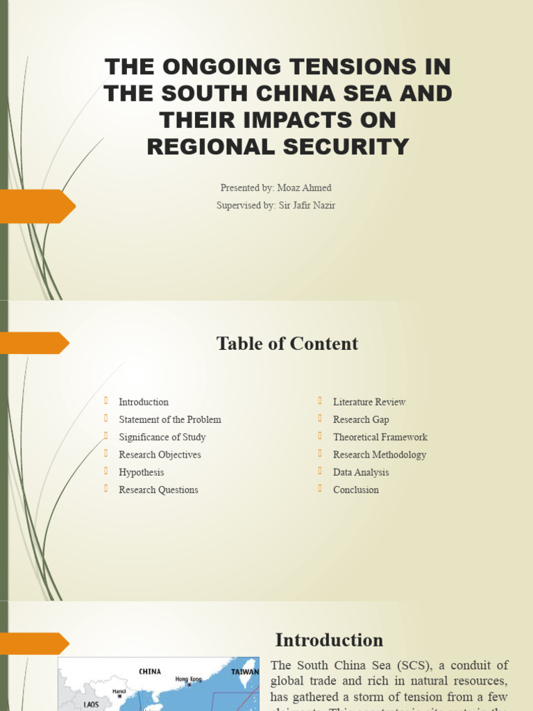 South China Sea Tensions and Security Impact | PDF | South China Sea ...